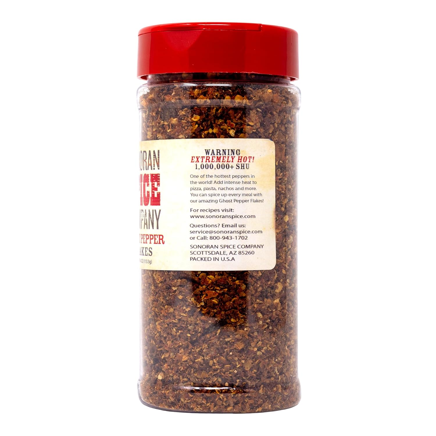 Ghost Chili Pepper - Bhut Jolokia - Flakes 4 Oz