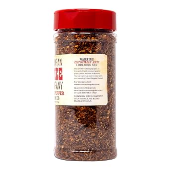 Ghost Chili Pepper - Bhut Jolokia - Flakes 4 Oz
