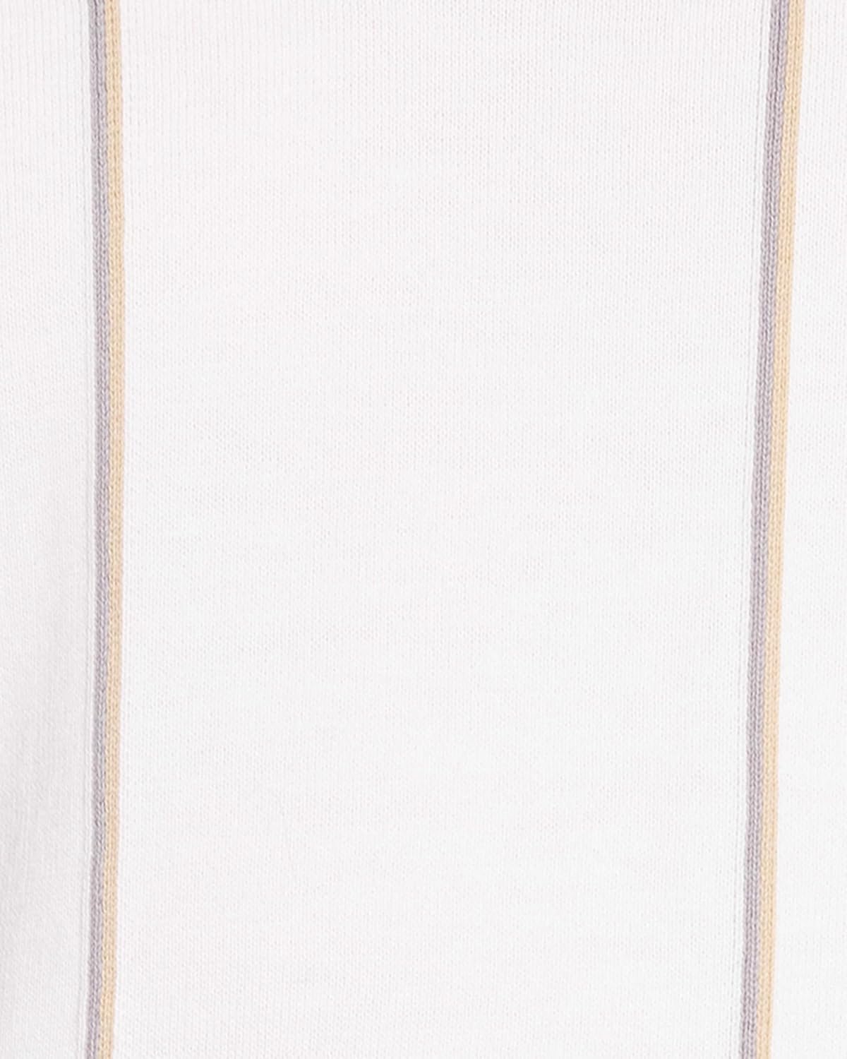 Theory Men's Short Sleeve Polo V Stripe Tee in Tactile Cotton - Image 6