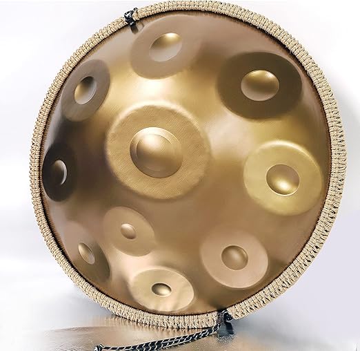 AS TEMAN HANDPAN,Handpan drum instrument in D Minor 10 Notes 440Hz 22