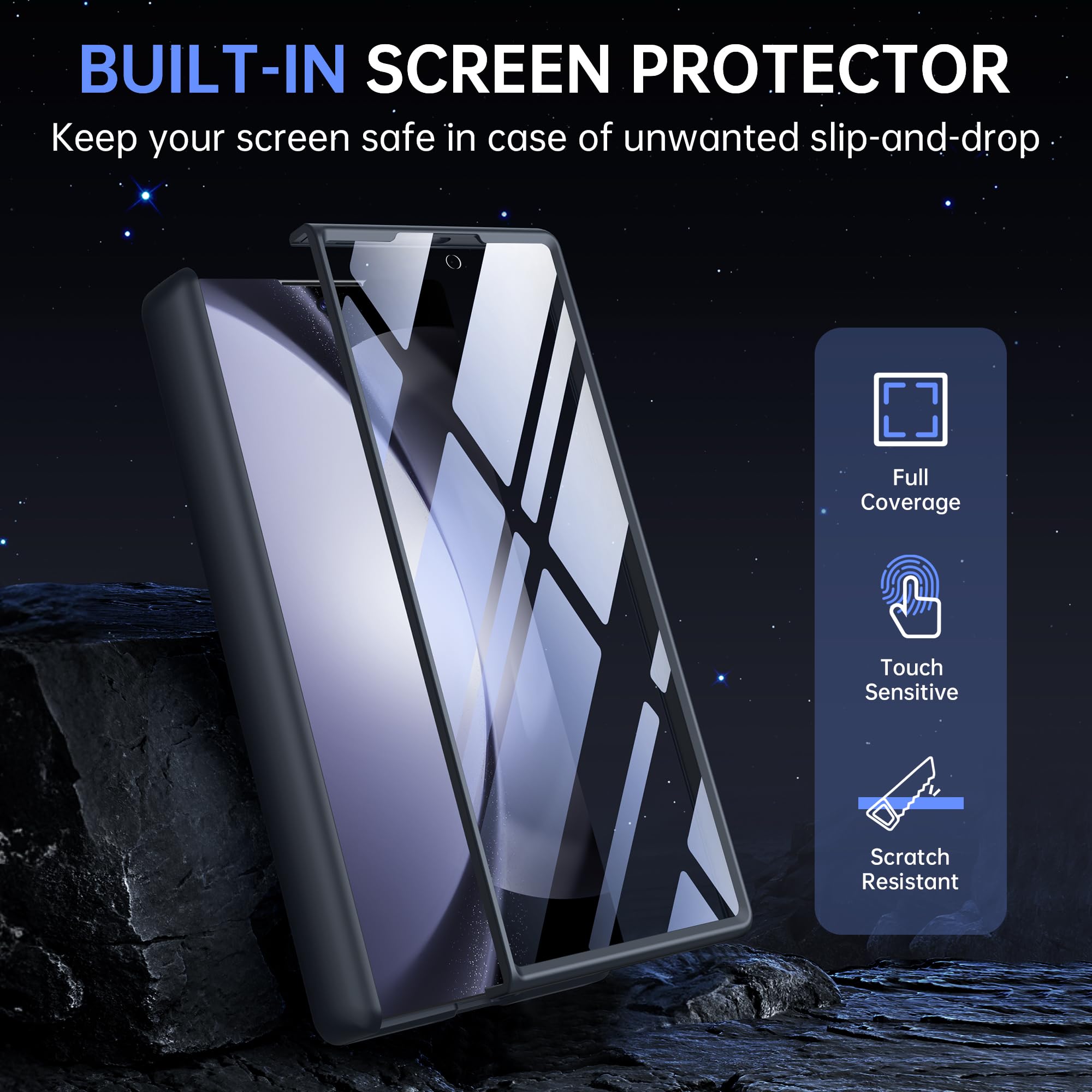 Amazon.com: MOBOSI Magnetic for Z Fold 6 Case, [Compatible
