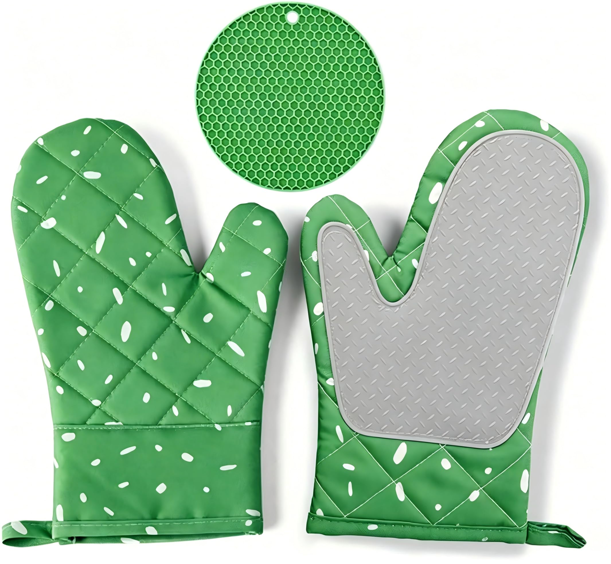 Guanti di protezione dal calore, guanti da forno per protezione dalle scottature, guanti resistenti al calore per cucina e barbecue