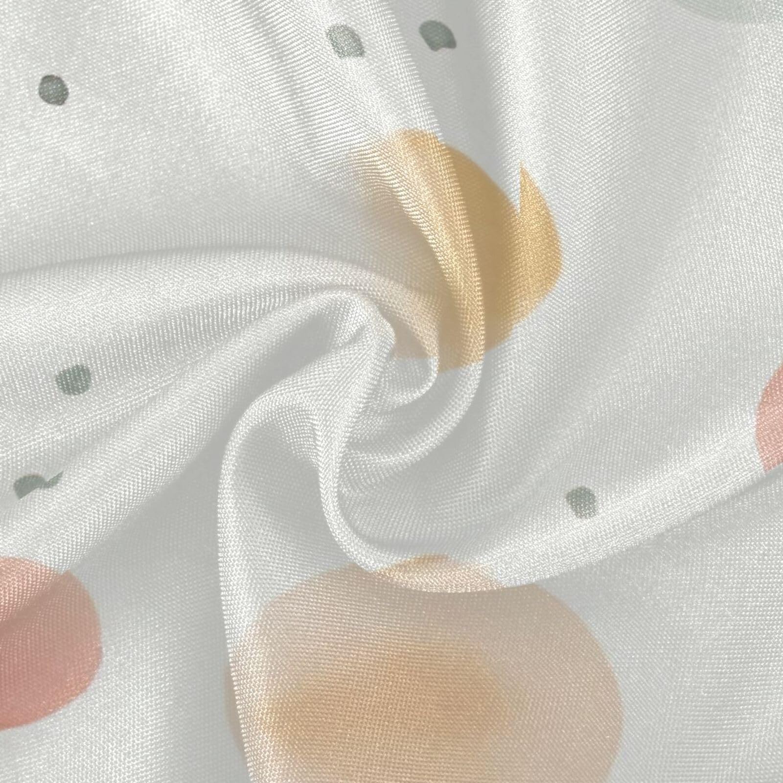 Wajiw 60 Inch Indoor Outdoor Round Tablecloth with Umbrella Hole and Zipper Waterproof Patio Table Cover for Camping Dining Room Party Outdoor Picnic,Polka Dots