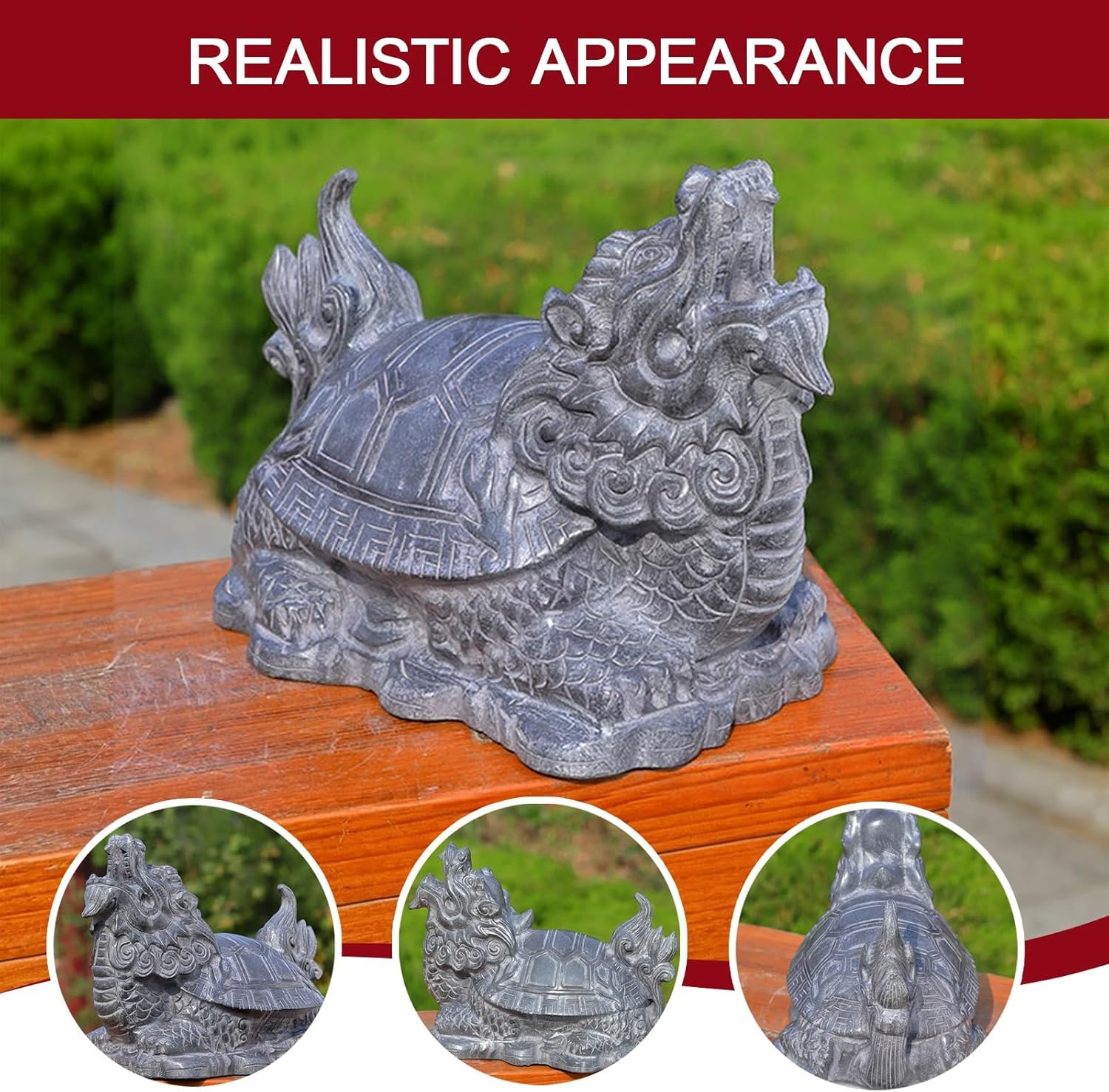 Animal Pond Spitters for Small Ponds, Animal Pond Fountains, Feature Statue for Garden, Yard, Lawn, Fish Pond Water Circulation Outlet Landscaping