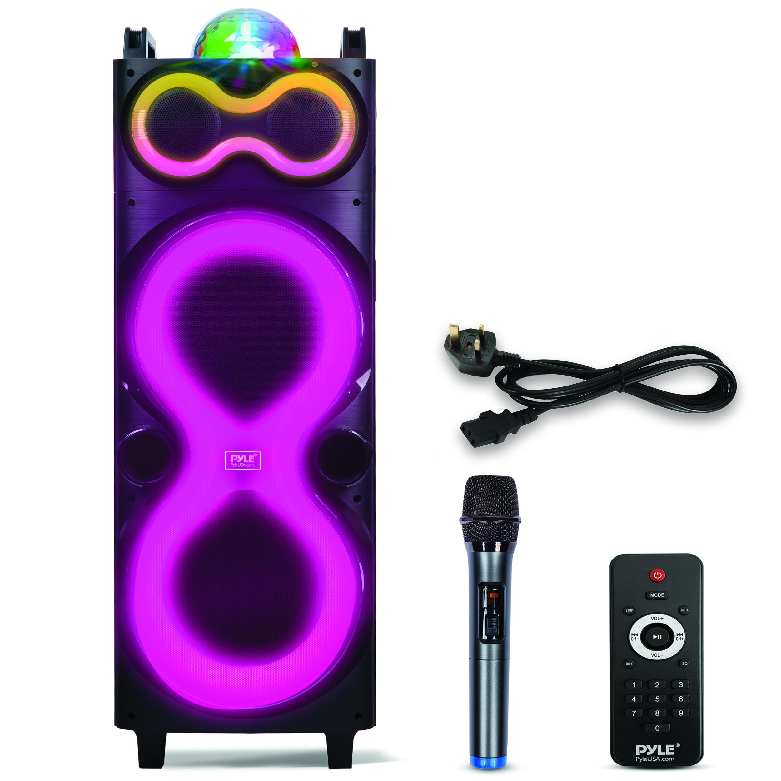 big bluetooth speaker with led display clear treble powerful bass