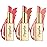 Depuplum Red Brown Nude Lipstick Set for Women Shimmer Tinted Lip Balm Hydrating Moisturizing Lip Gloss Cruelty Free Lip Makeup, DM108/111/118