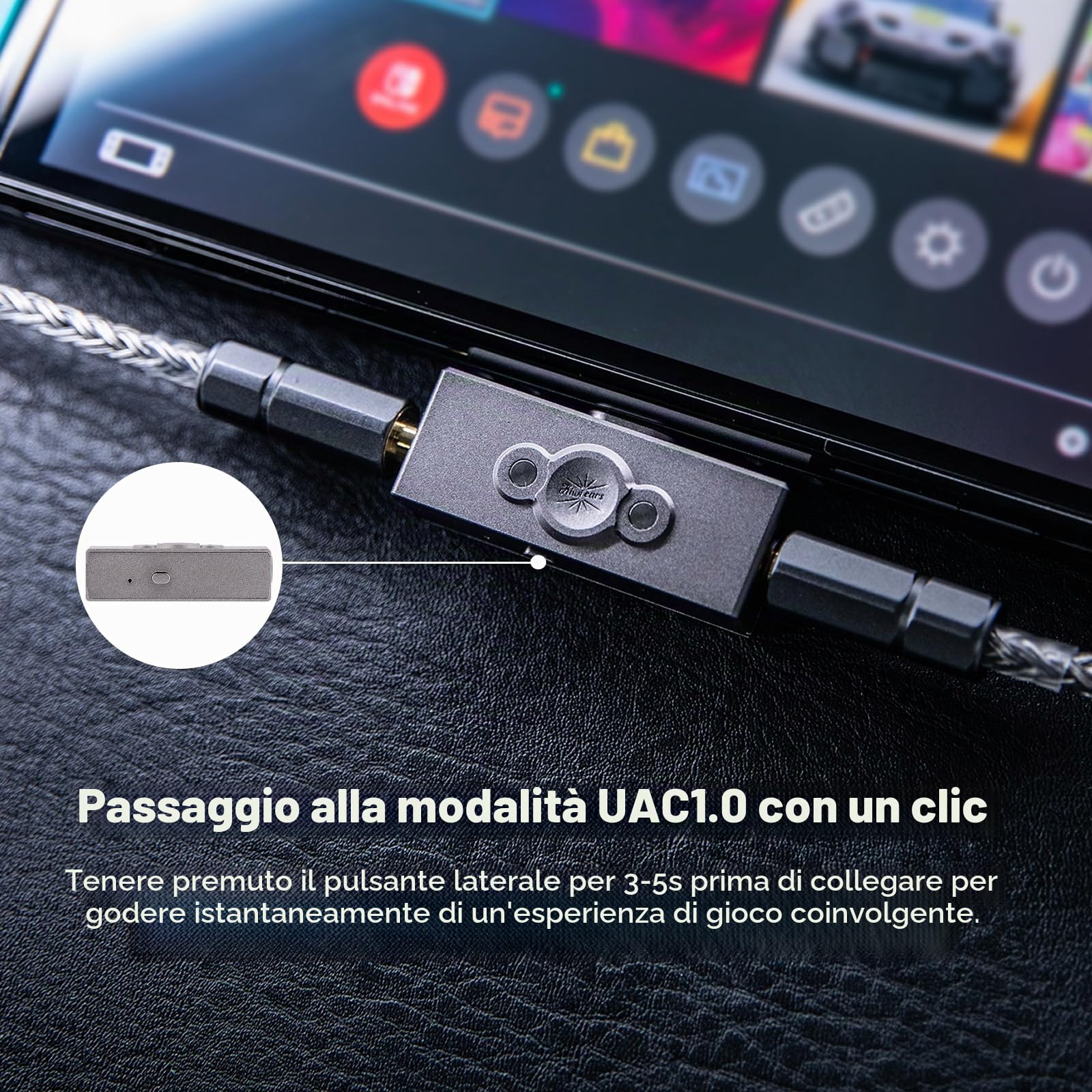Linsoul Kiwi Ears Allegro Pro DAC/AMP Avanzato per Cuffie IEM, Uscita da USB C a 3,5/4,4 mm Supporta PCM fino a 32bit/384kHz DSD128/DSD64, Doppio Amplificatore ES9603 per Smartphone/PC/Laptop