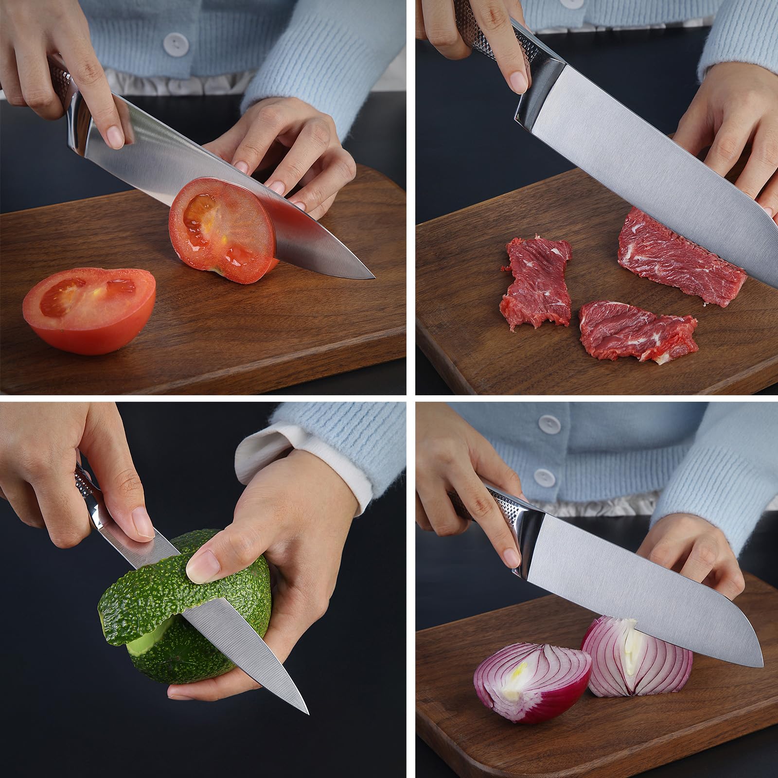3PC Chef Knife Set, Sharp Kitchen Knife Set — Amazon image 4