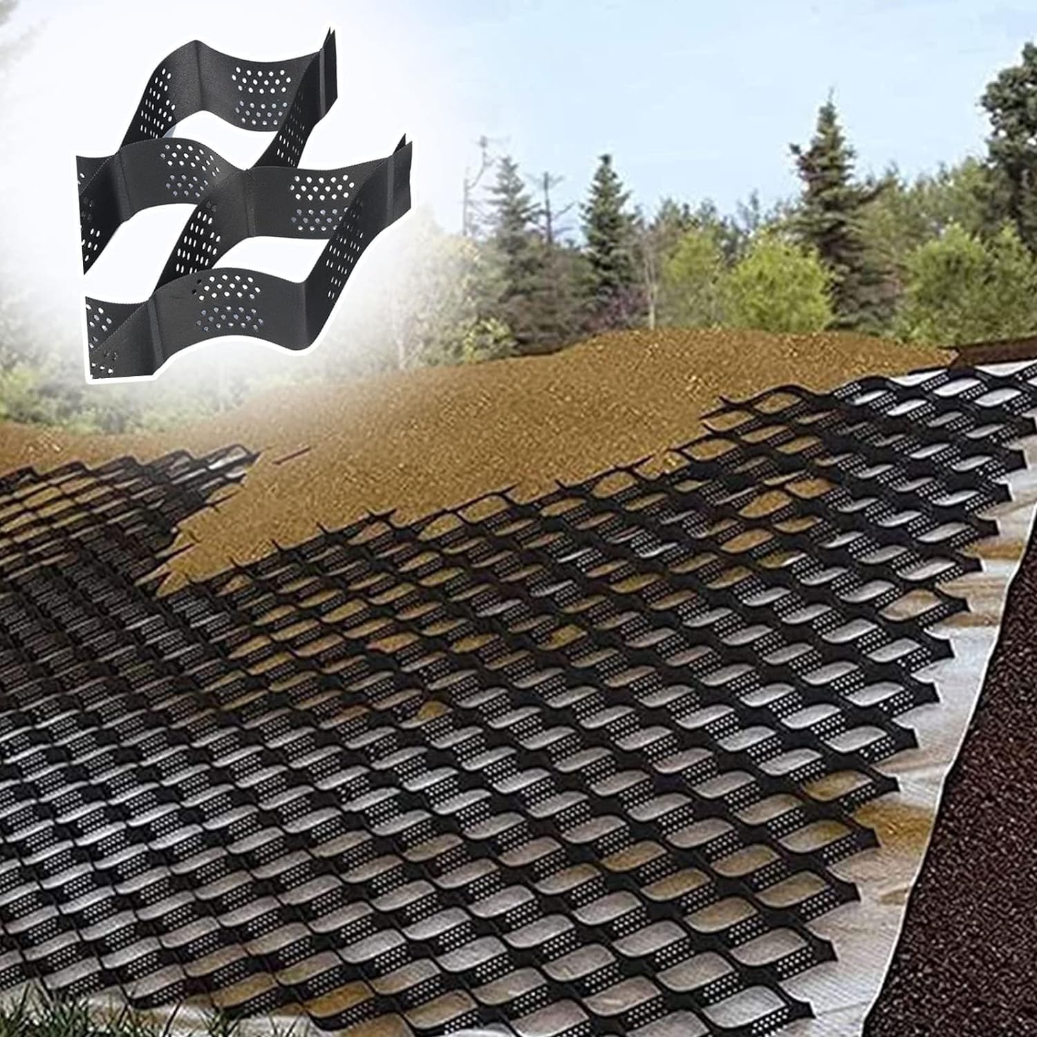 Grille géo robuste for les travaux de sous-sol ELzEy stabilisateur de sol en HDPE
