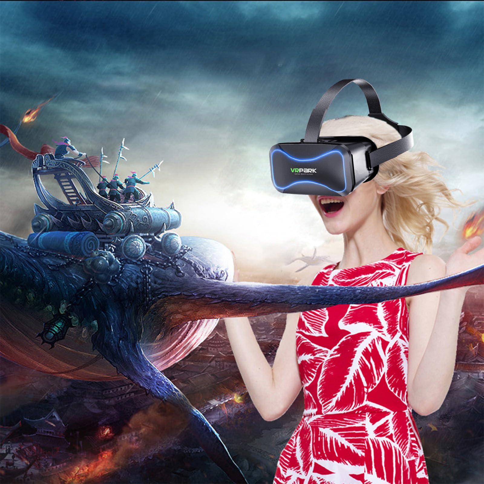 Buy VR Headset VR Smart Glasses Virtual Reality HD, VR Glasses