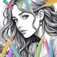 Beautiful Lady Coloring Book Fun Creative Pages