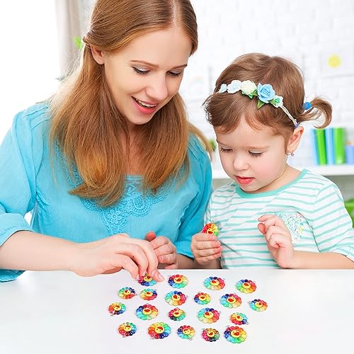 Miniatura 7 de 20 colgantes de girasol de cara sonriente coloridos, nueva colección de cuentas de girasol sonriente de resina suave, para manualidades, pulseras,