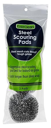 Everclean 6224.0 Galvanized Steel Scouring Pads, 3-1/2