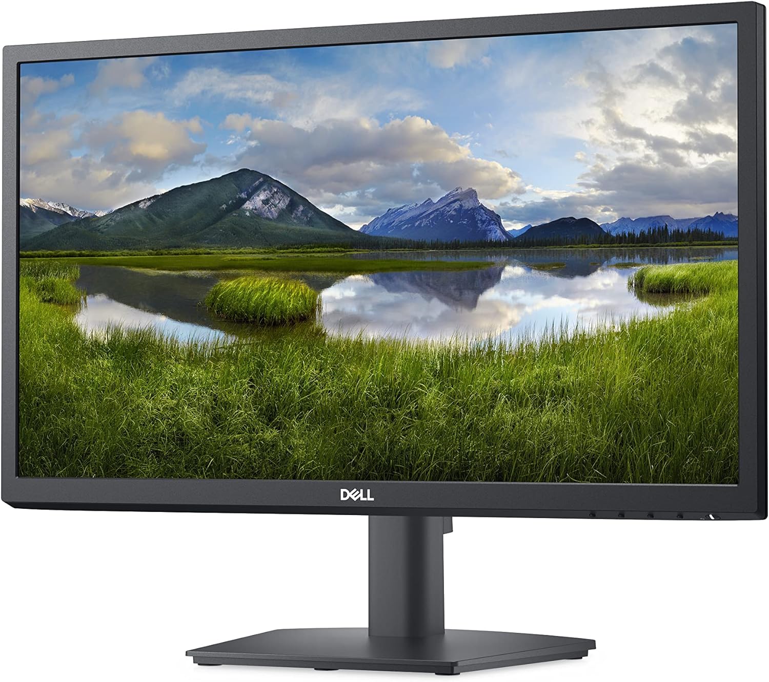 Dell Monitor FHD da 21,5 E2222H Dotato di Tecnologia Comfortview Plus, Slot per Blocco di Sicurezza, Porta HDMI, DisplayPort, connettore VGA, Blocco Supporto, Regolazione Altezza 150 mm