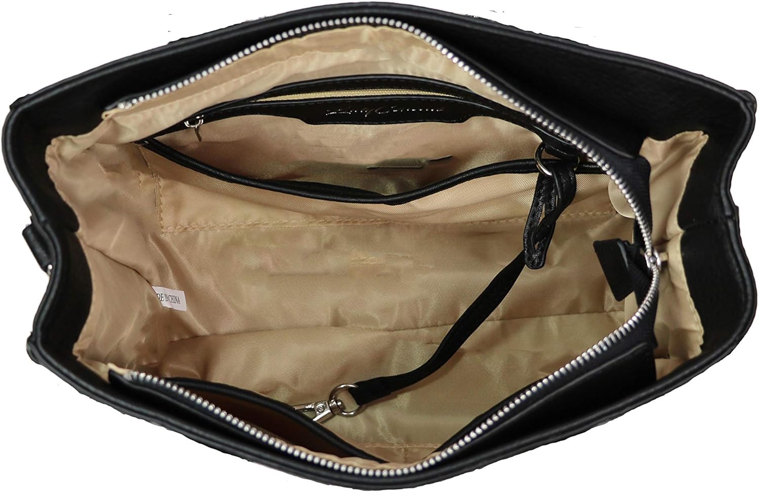 Lady Conceal Laced Ann Satchel Concealed Carry Purse Locking Zipper CCW Handbag for Women with Universal Holster