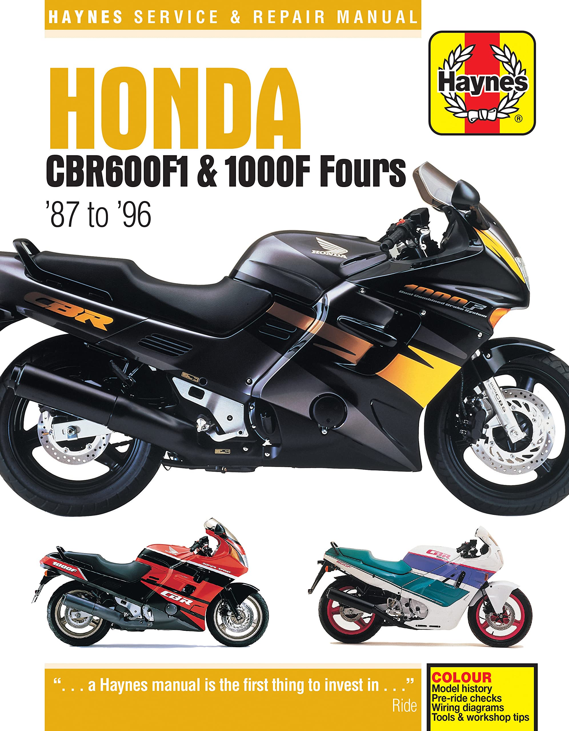 Honda CBR600F1 (87 -96) by Haynes Publishing (Paperback Book)