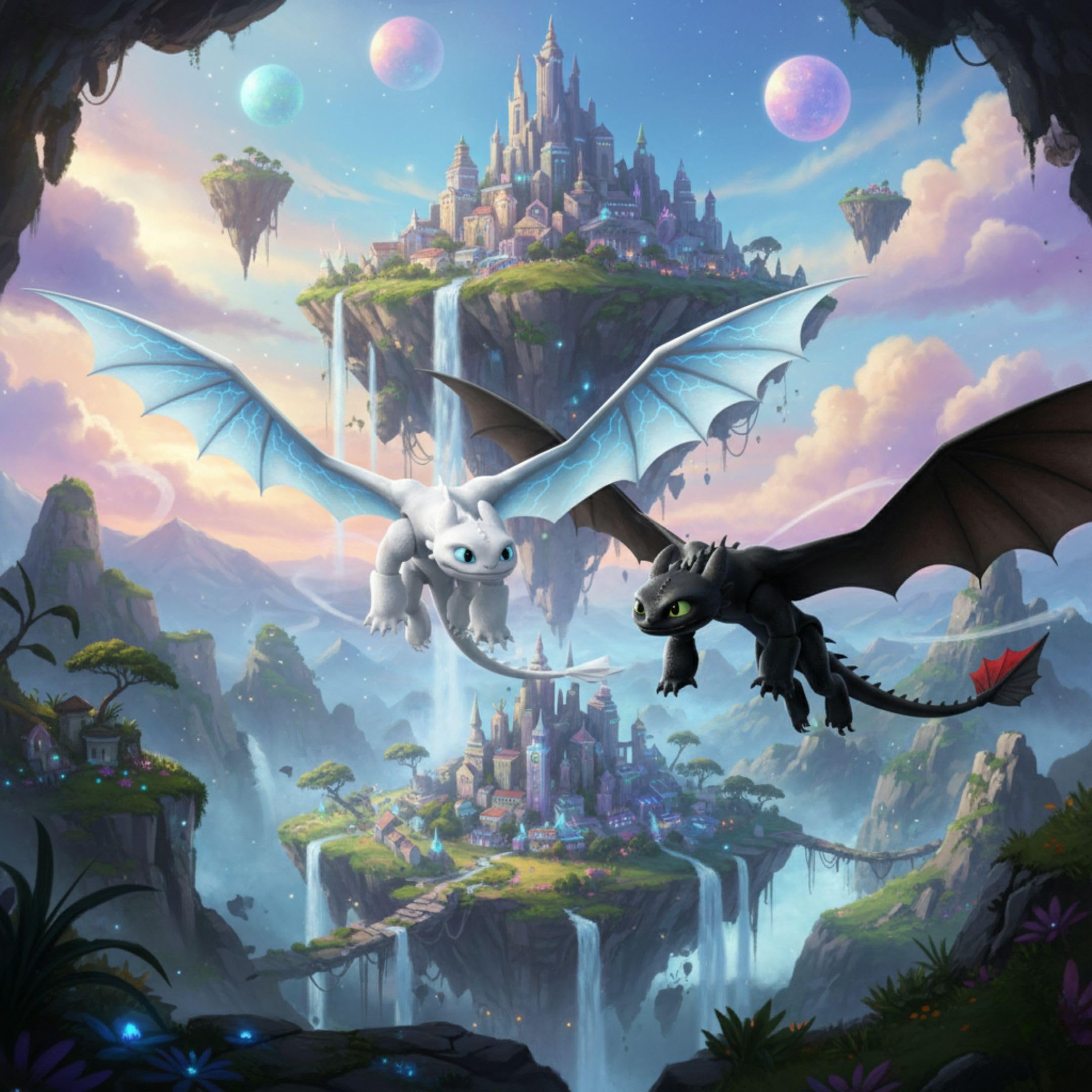 Toothless Dragon Toy | Dragon Toys | Dragon Figure | Your Dragon Collectible Figure - Detailed and Durable Action Model | (Black and White) — Amazon image 6