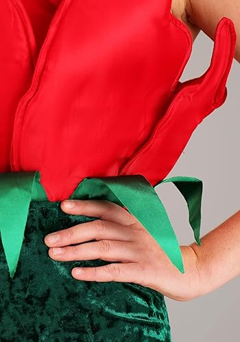 Miniatura 4 de Disfraz de rosa roja para mujer