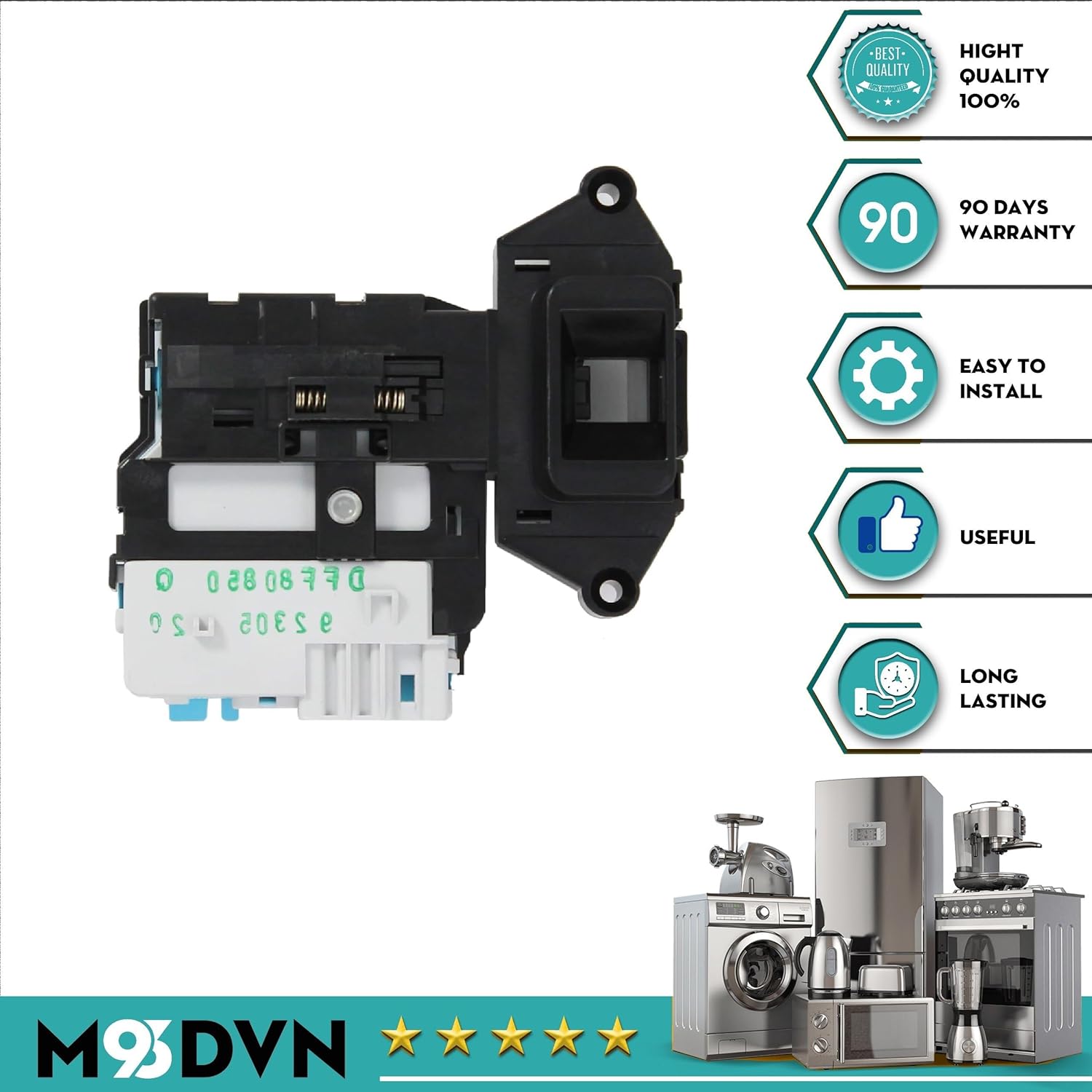 Door Lock Replacement For LG WM2101HW WM2140CW WM2150HW WM2233HD WM2233HS WM2233HU WM2233HW WM2240CW WM2250CW WM2277HB WM2277HS WM2277HW WM2301HR WM2301HW Washing Machine