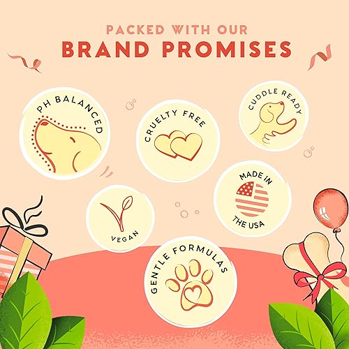 Miniatura 6 de PET Head - Champú para perros de 10.1 onzas líquidas, brillo de cumpleaños, fragancia de algodón de azúcar, champú para perros con piel sensible,