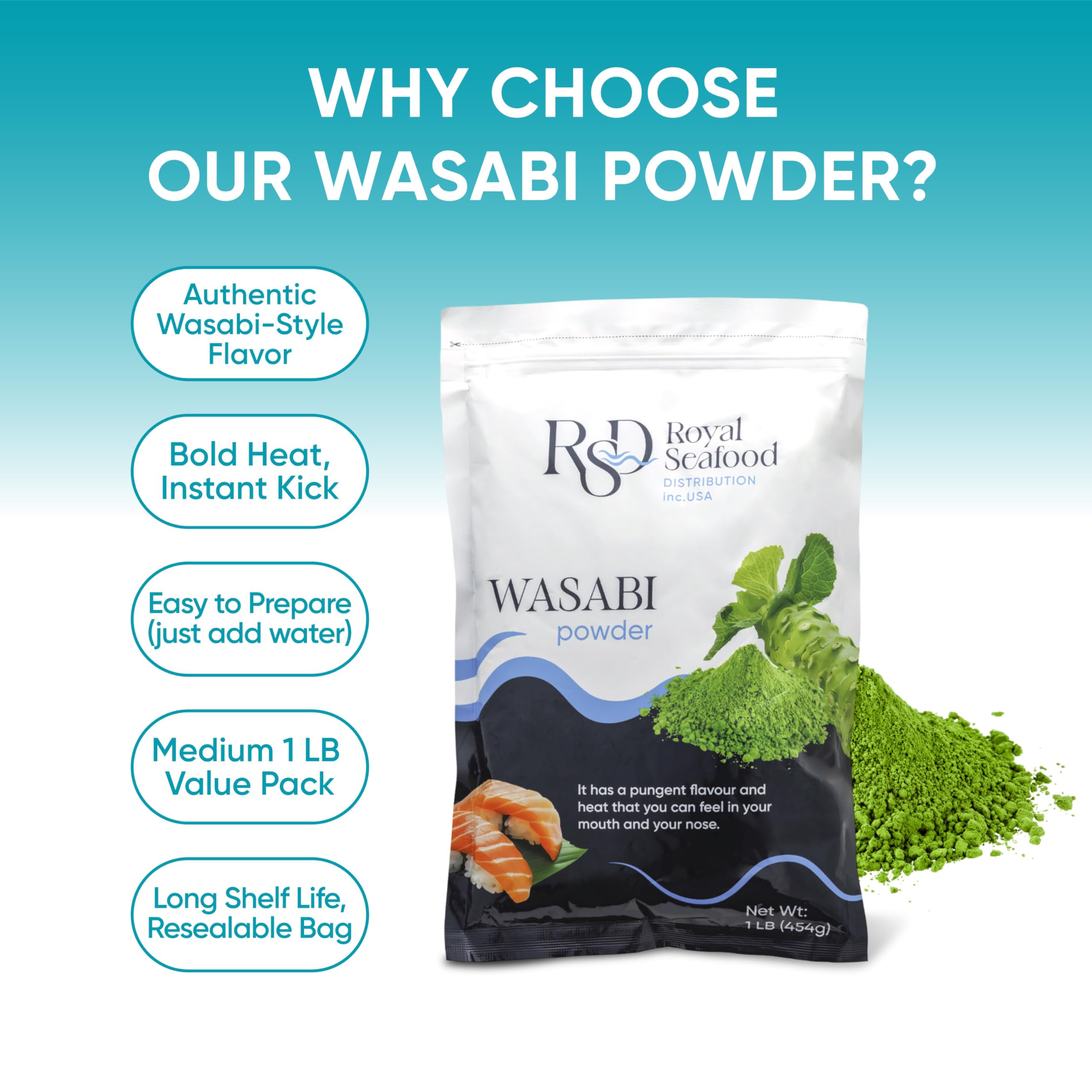 Amazon.com : RSD – Premium Wasabi Powder 1 LB – Real Japanese