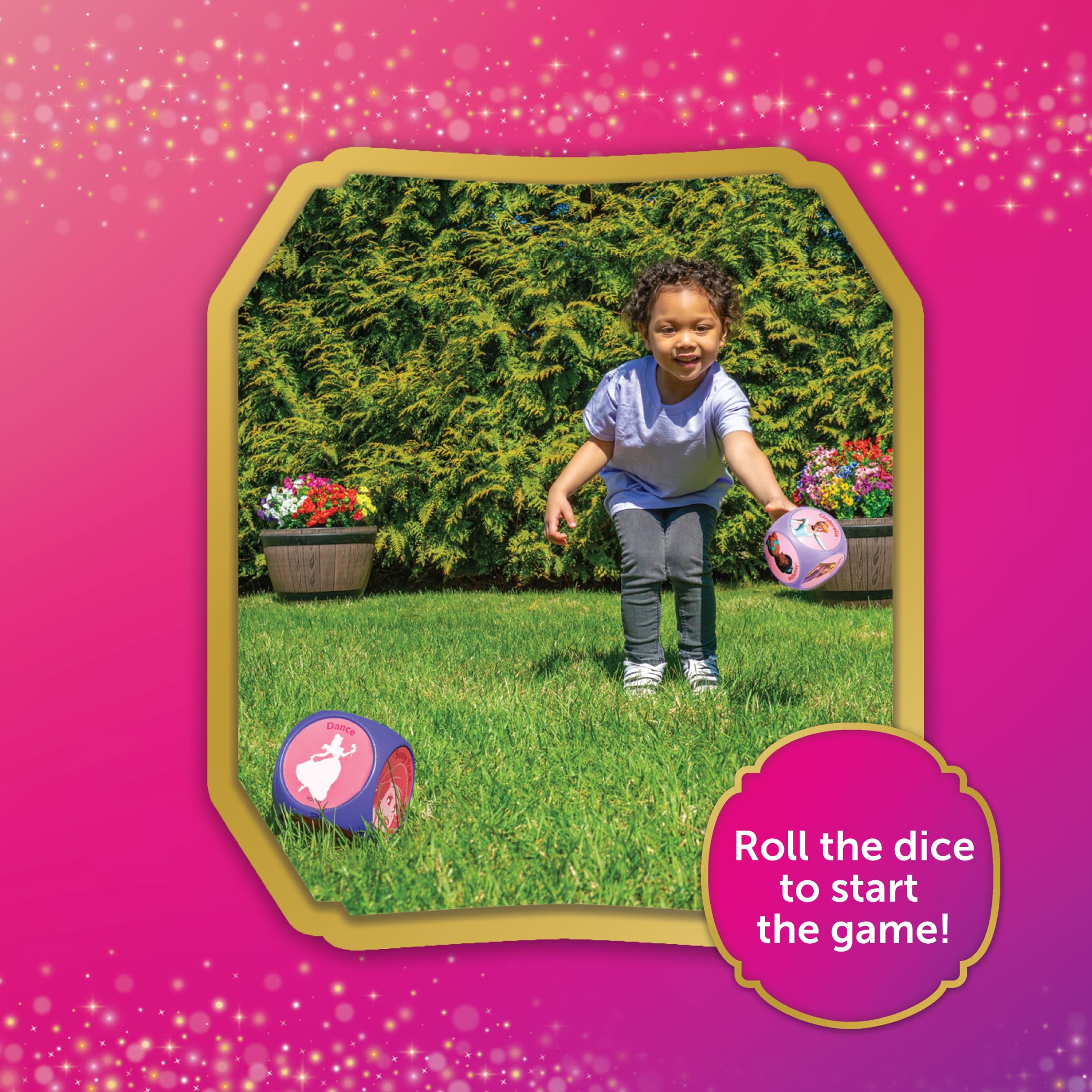 Disney Princess Dice Imagination Act Out The Action Game | Noche de juegos familiares para todas las edades | Diversión creativa y atractiva para todos, con princesas de Disney con 36 combinaciones