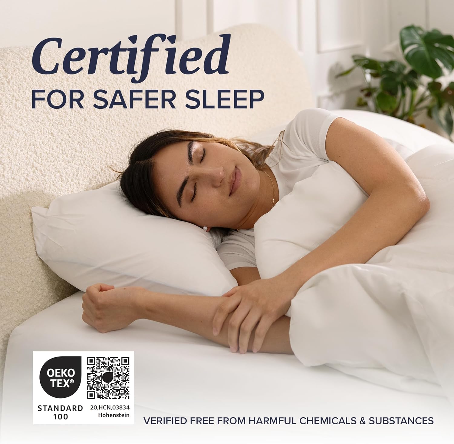 Beckham Hotel Collection Cal King Sheet Set 100% Cotton, 500TC Luxury Sateen Bedding, 16” Deep Pocket, Moisture-Wicking, 4-Piece, Gray - Image 9