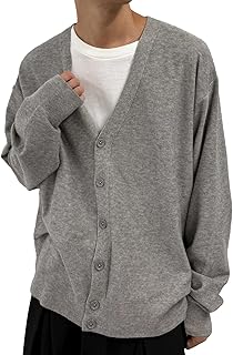 [ウィゴー] 男女兼用 ドロップ ショルダー カーディガン 服 秋服 冬服 トップス 仕事着 長袖 羽織 ニット ギフト プレゼント スクール メンズ