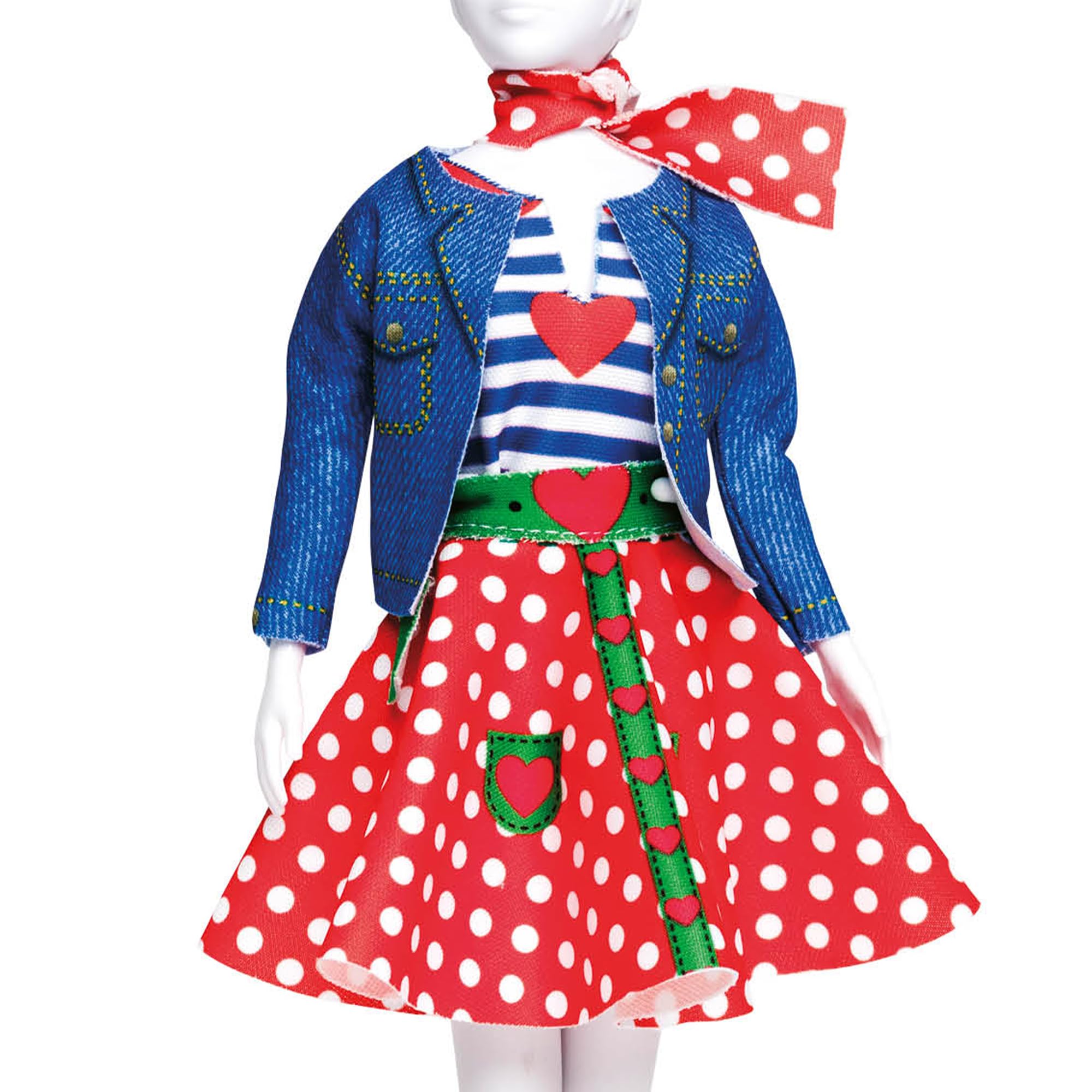 Vervaco Dress Your Doll, Fibre Synthétique, Multicolore, 31 X 24 - 10