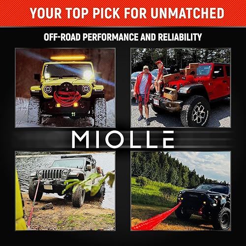 Vista 11 de Correa de remolque de engranajes de 3 x 20 pies - 33400 libras MBS (probada en laboratorios) El kit de correa de recuperación incluye: cuerda