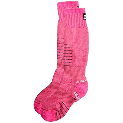 Eurosock Snowbase 2 Pack (Toddler/Little Kid/Big Kid) Crew Cut Socks Shoes Magenta