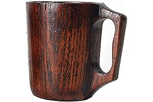 Mens Coffee Cup - 12 oz Handmade Wooden Mug