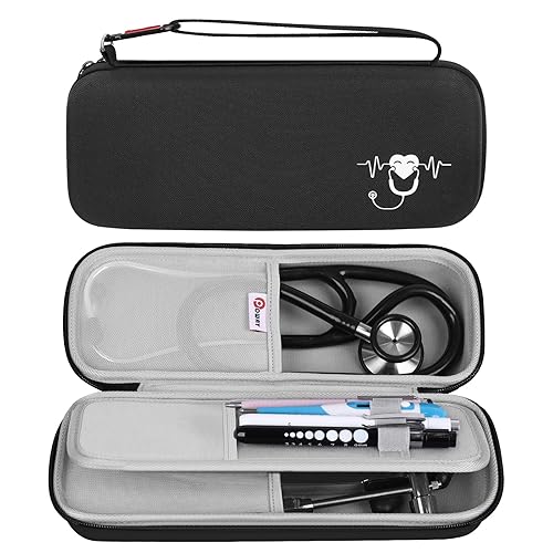 Miniatura 8 de Funda de transporte Opoway para estetoscopio, estuche de viaje para estetoscopio para 3M Littmann Classic III, diagnóstico de cardiología IV,