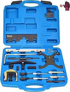 Yuesstloo Engine Camshaft Timing Tool Kit, Flywheel Locking Tool Compatible with Ford Fiesta Focus Volvo Mazda 1.4 1.6 1.8 2.0 Di/TDCi/TDDi ECOBOOST 1.6 Ti-VCT 1.5 1.6, Replace 303-1097 303-1550
