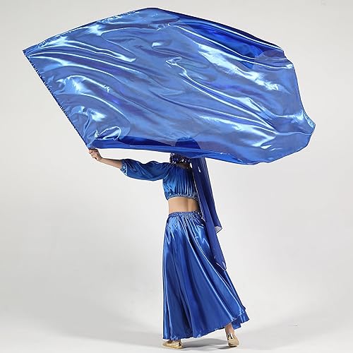 Miniatura 8 de MUNAFIE Banderas de adoración para danza, alabanza, banderas de iglesia para adoración, Banderas de Danza Navy