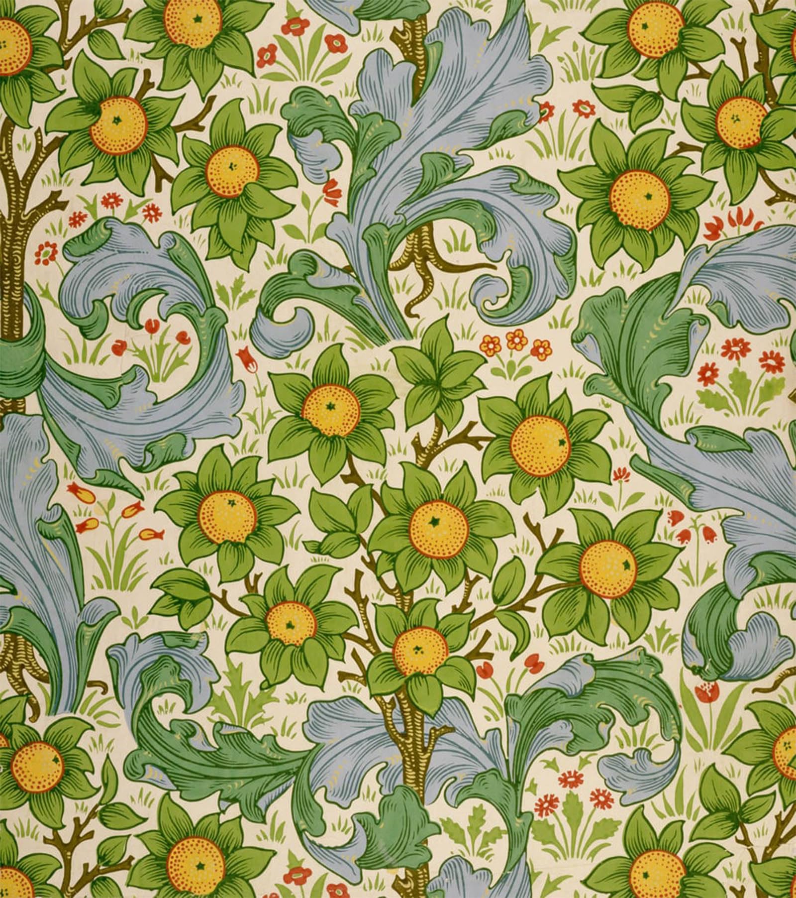 ARTXLXXBN Famous Art Print Poster Vintage Wall Art Orchard Dearle by William Morris Canvas Art Poster for Home Decor 60x90cm