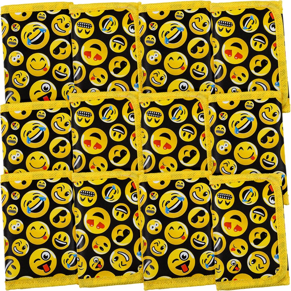 Rhode Island Novelty 1-Piece of Assorted Emoji Face Wallet