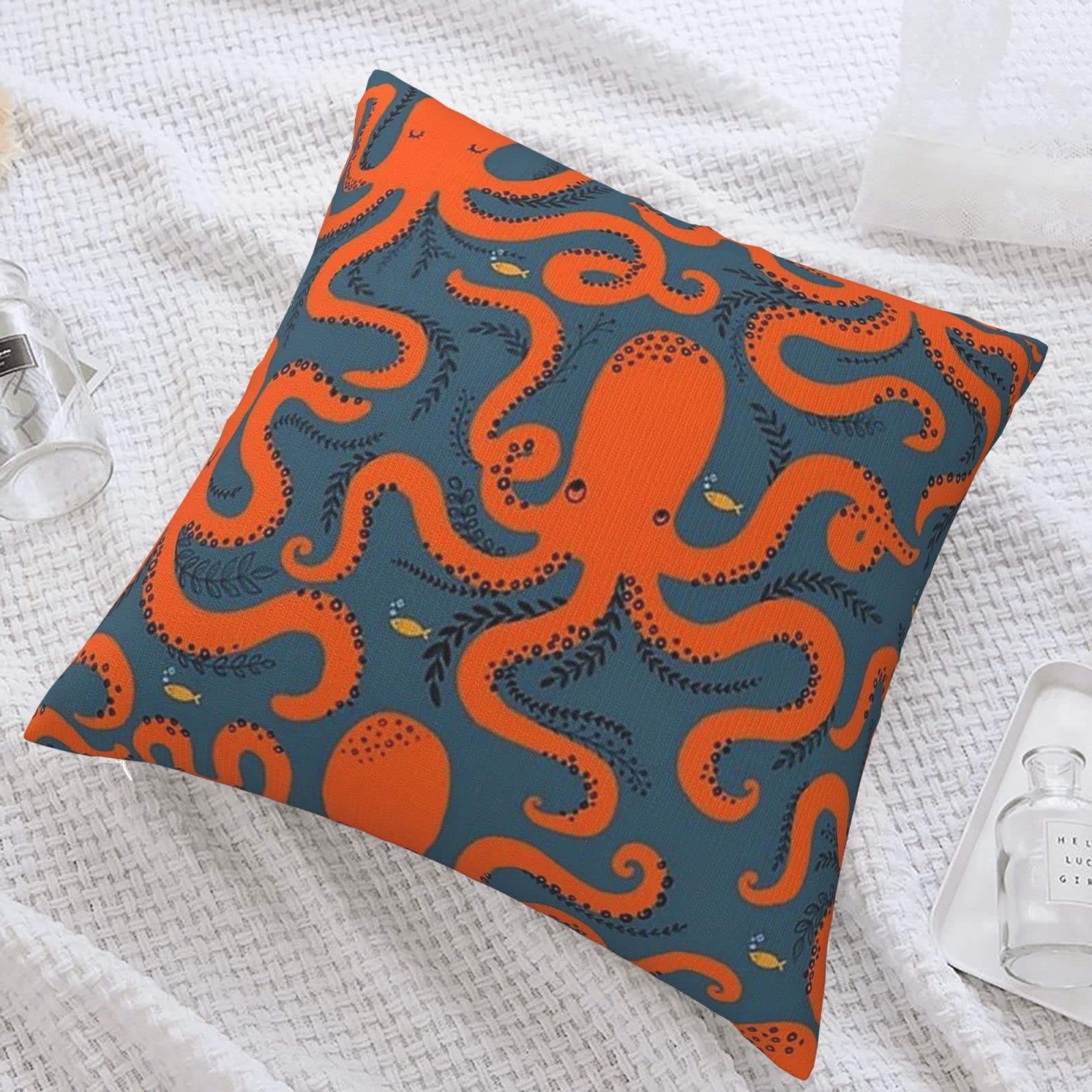 Federa Cuscino Bambini 45x45cm - Peluche Double-face, Motivo Cartoni Animati, Cerniera Nascosta - Foto 7