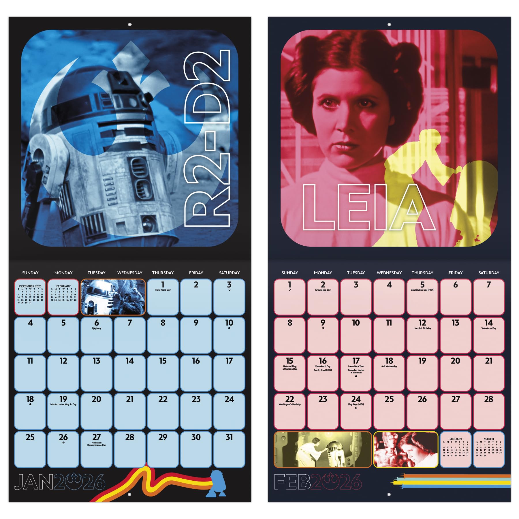 Star Wars Wall Calendar : Amazon.ca: Office Products