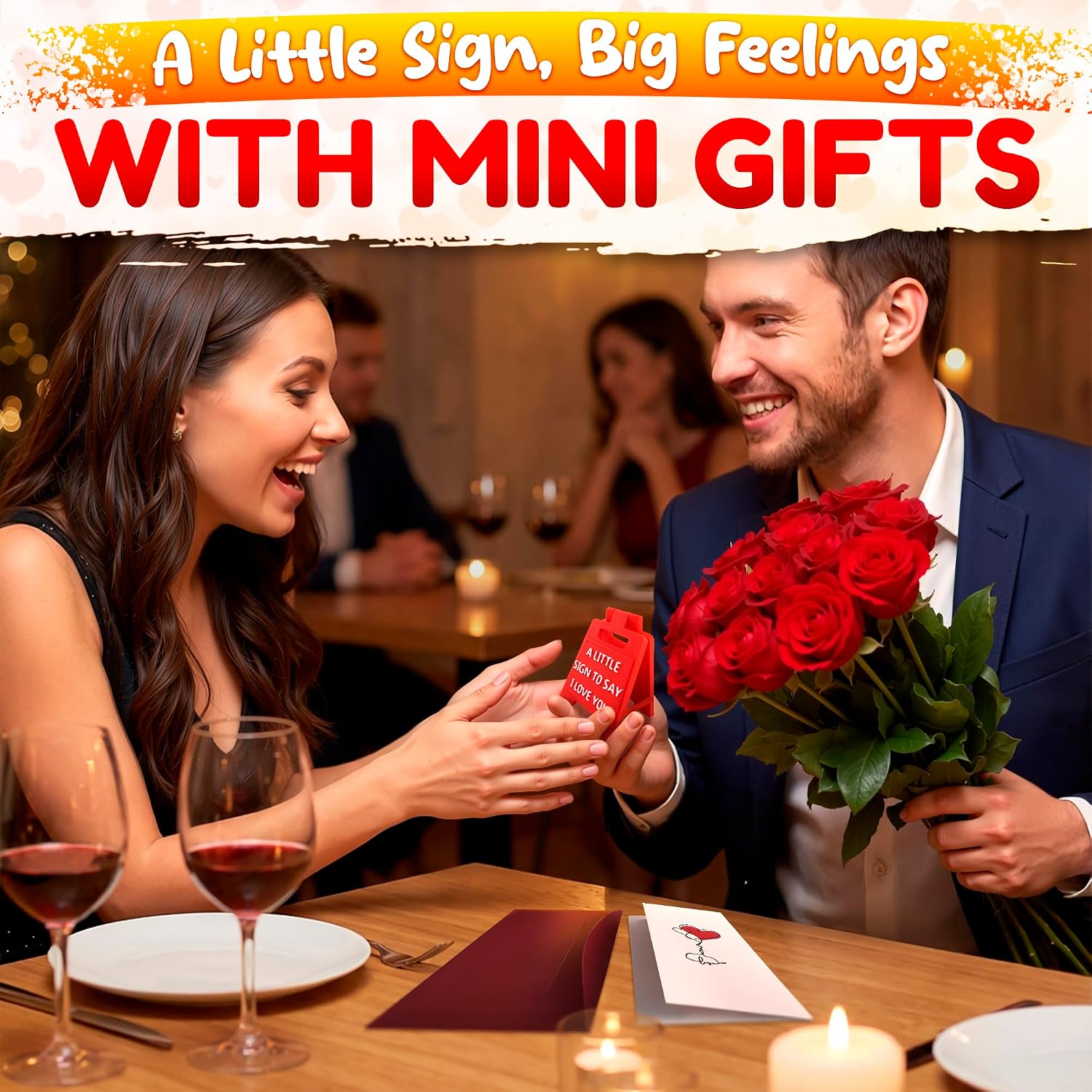 A Little Sign to Say I Love You, 3D Design, Card & Envelope Included