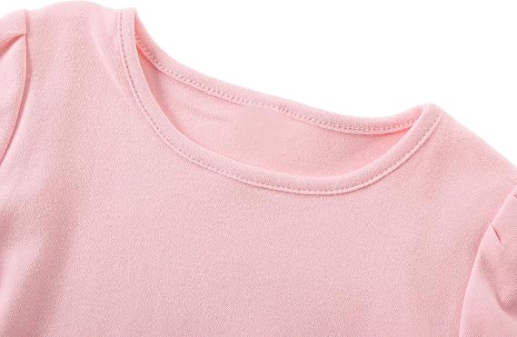 Toddler Baby Girls T-Shirts Cotton Kids Cotton Casual Shirt for 1-7 Years