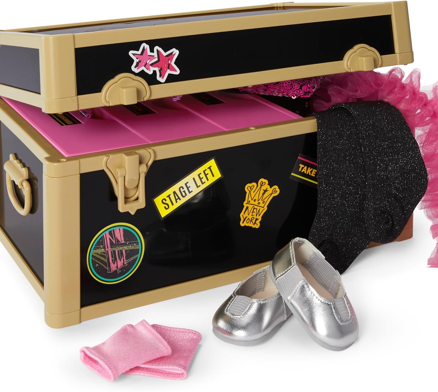 American Girl Girl of The Year Kavi Sharma 18-inch Doll Backstage Trunk Featuring 10+ Pieces for Ages 8+
