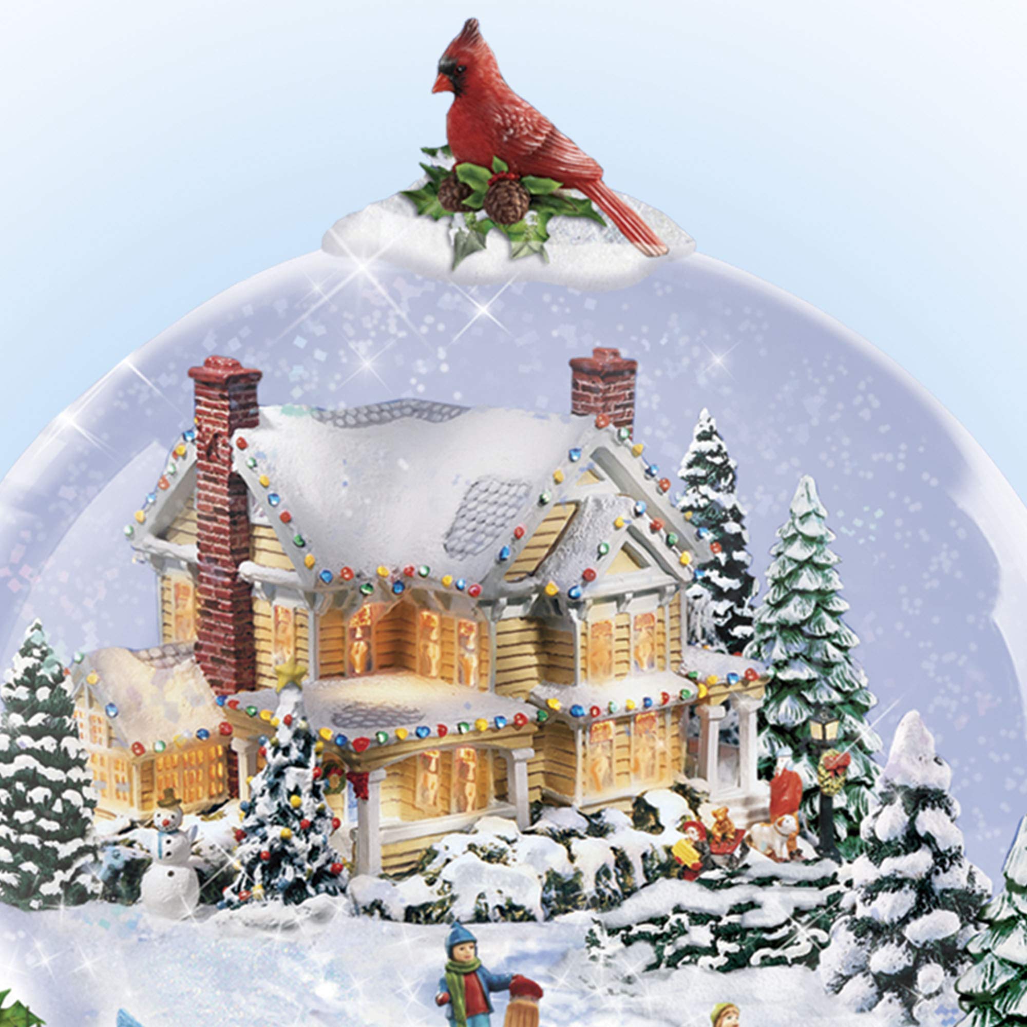 Buy The Bradford Exchange Thomas Kinkade 'Winter Wonderland' Snowglobe