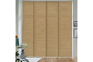 GoDear Design Adjustable Vertical Blinds for Windows and Sliding Closet Doors