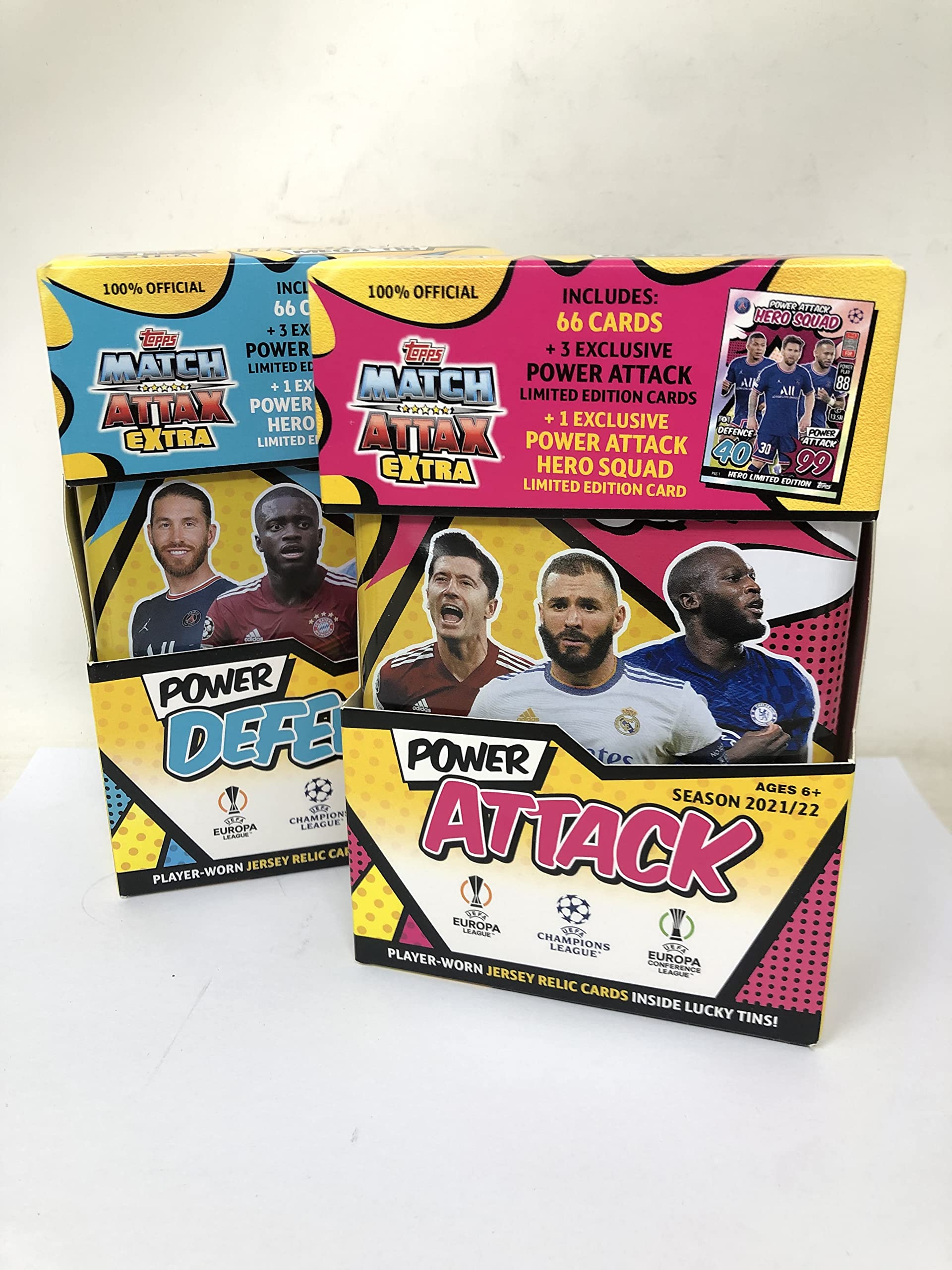 Amazon.com: 2021/22 Topps Match Attax Extra Champions League Soccer Mega  Midi Tin (1 Tin at Random) : Sports & Outdoors