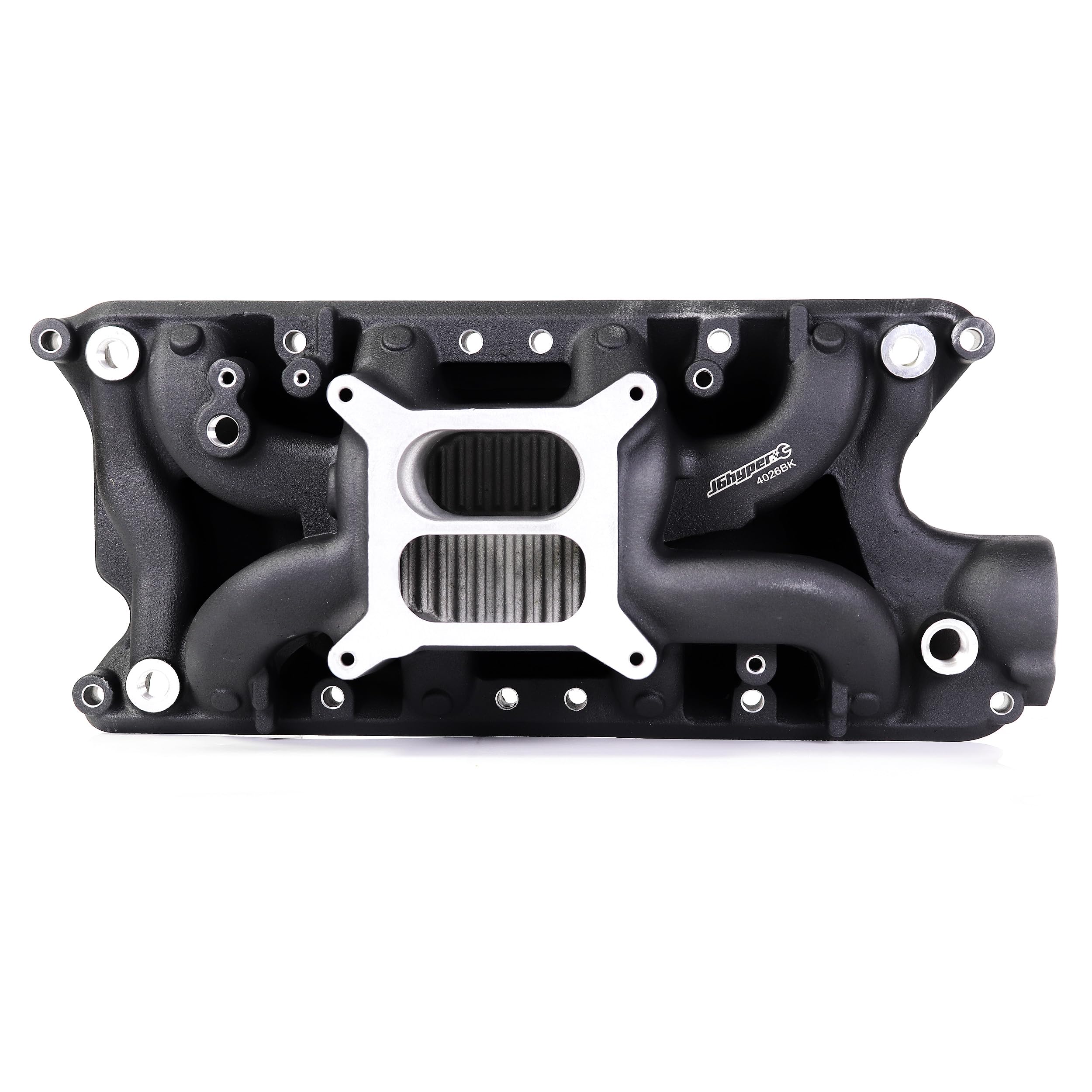 Photo 1 of JGhyperX 7521 54026 Dual Plane Air-Gap Intake Manifold for SBF 302 V8 Black
