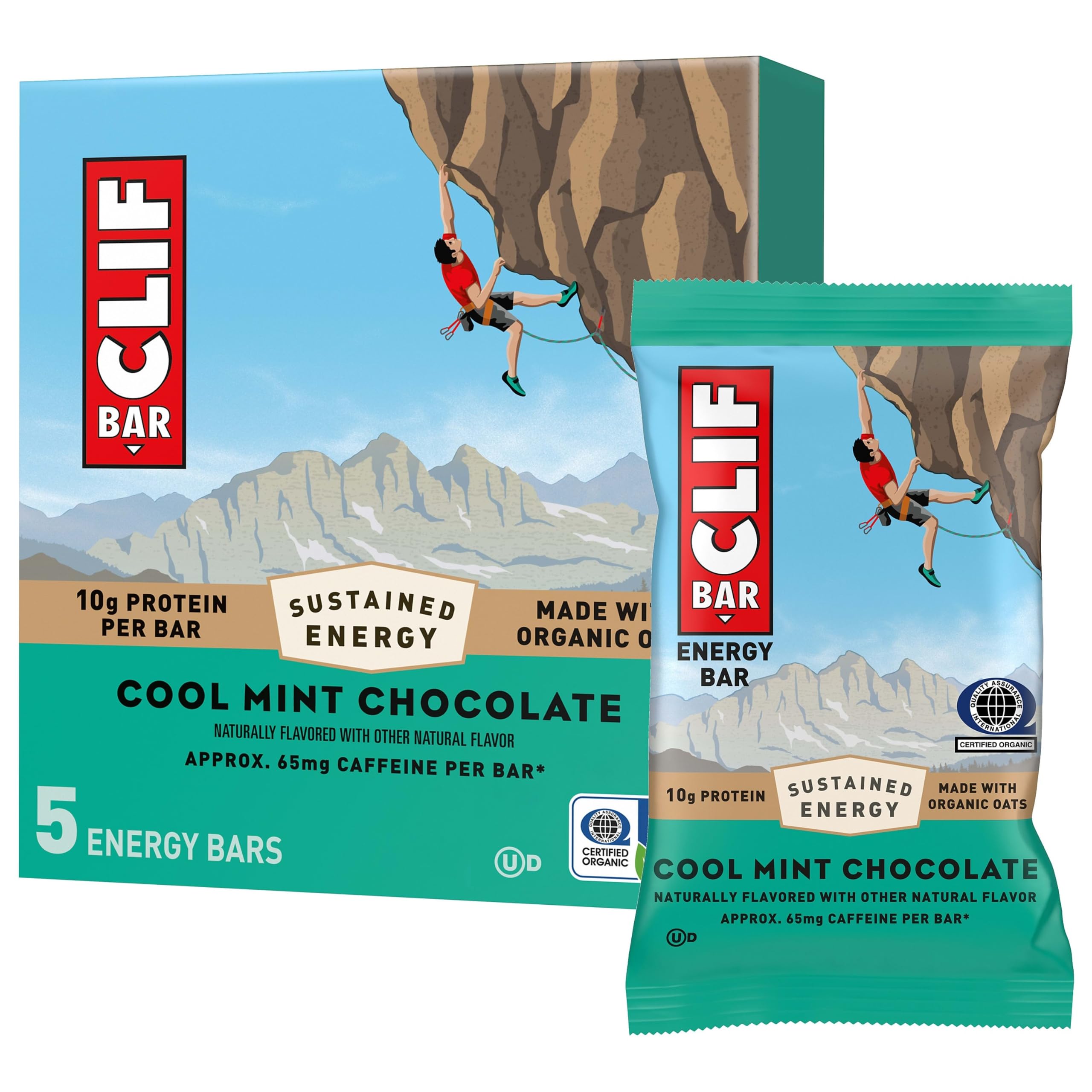 CLIF BAR - Energy Protein Bars - Blueberry Almond Crisp - Made with Organic Oats - Energy Bars - Non-GMO - (5 Pack) — Amazon image 19