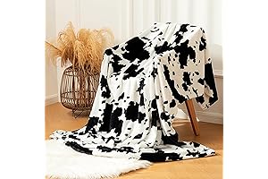 Cow Print Throw Blanket – Mooo-ve Over, Get Cozy!