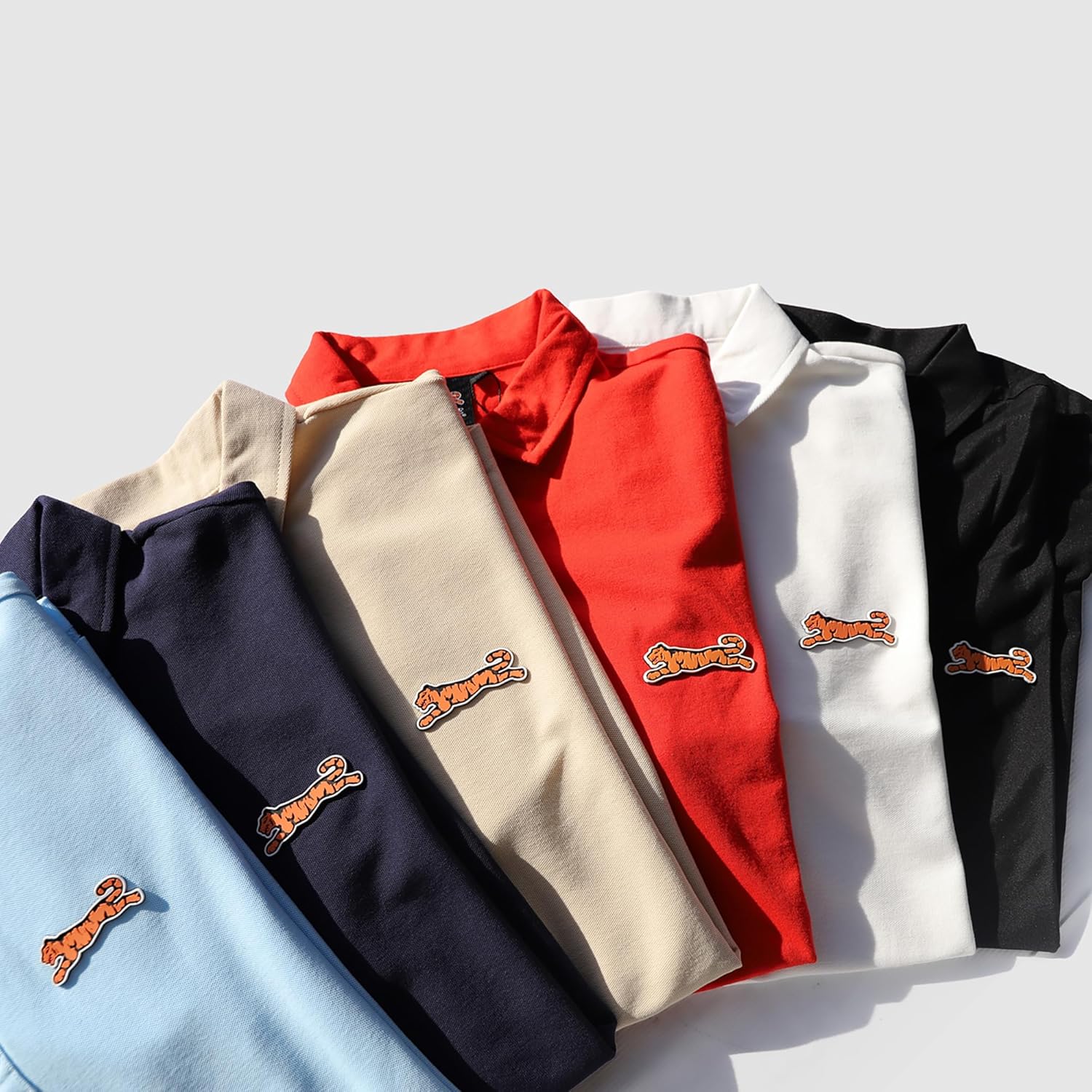 Le TIGRE Classic Cotton Polo Shirt - Black for Men 1 Pc Shirt (L)