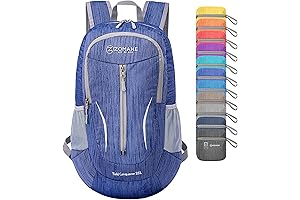25L Zomake Ultra Lightweight Packable Backpack - Foldable Hiking Backpacks Water Resistant...